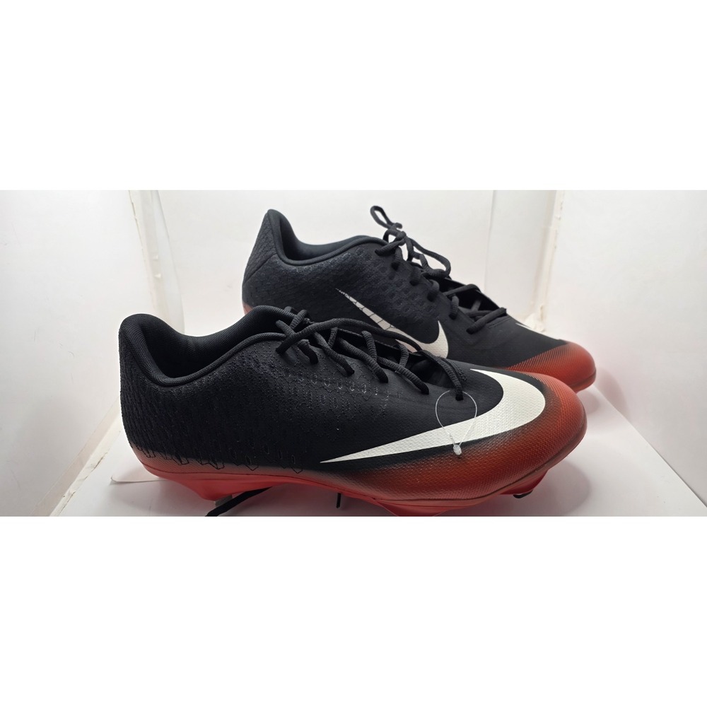 Nike Baseball Cleats Men's Lunar Vapor Ultrafly Elite2 BlkOrange AO7946-007 SZ14